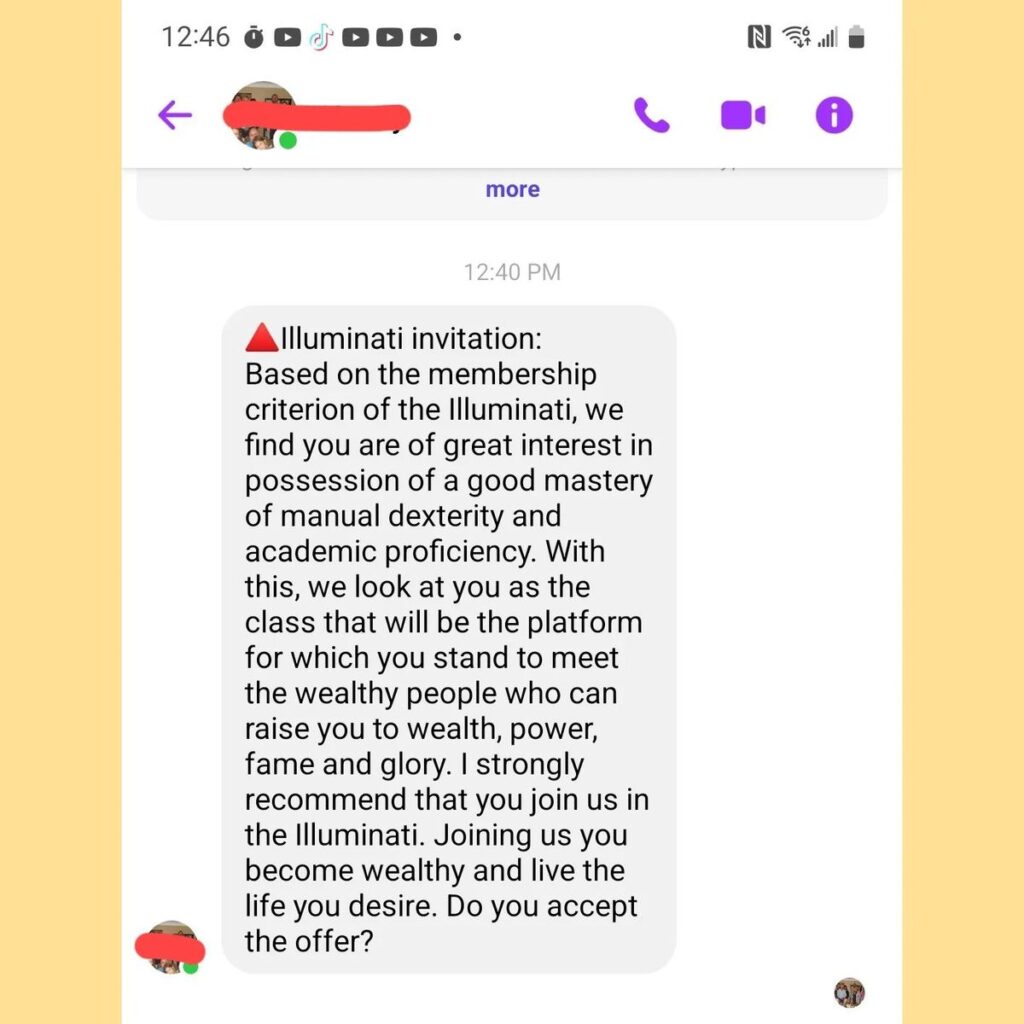 Secret Society Invitation