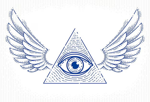 Ancient Illuminati symbols representing wealth, spiritual insight, and the mastery of occult blood principles