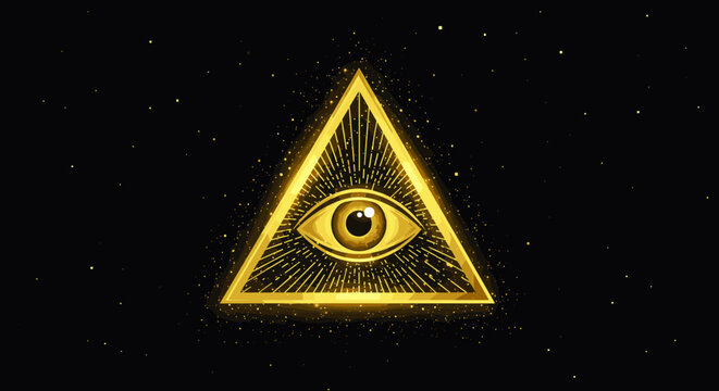 The illuminati pyramid structure showing the path to personal advancement.